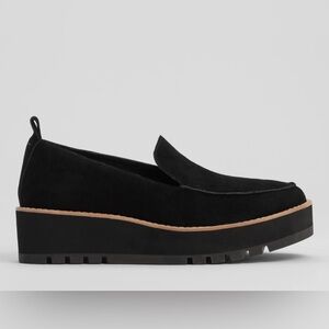 🎉HOST PICK 🎉Eileen Fisher | Ells Black Suede Platform Loafer